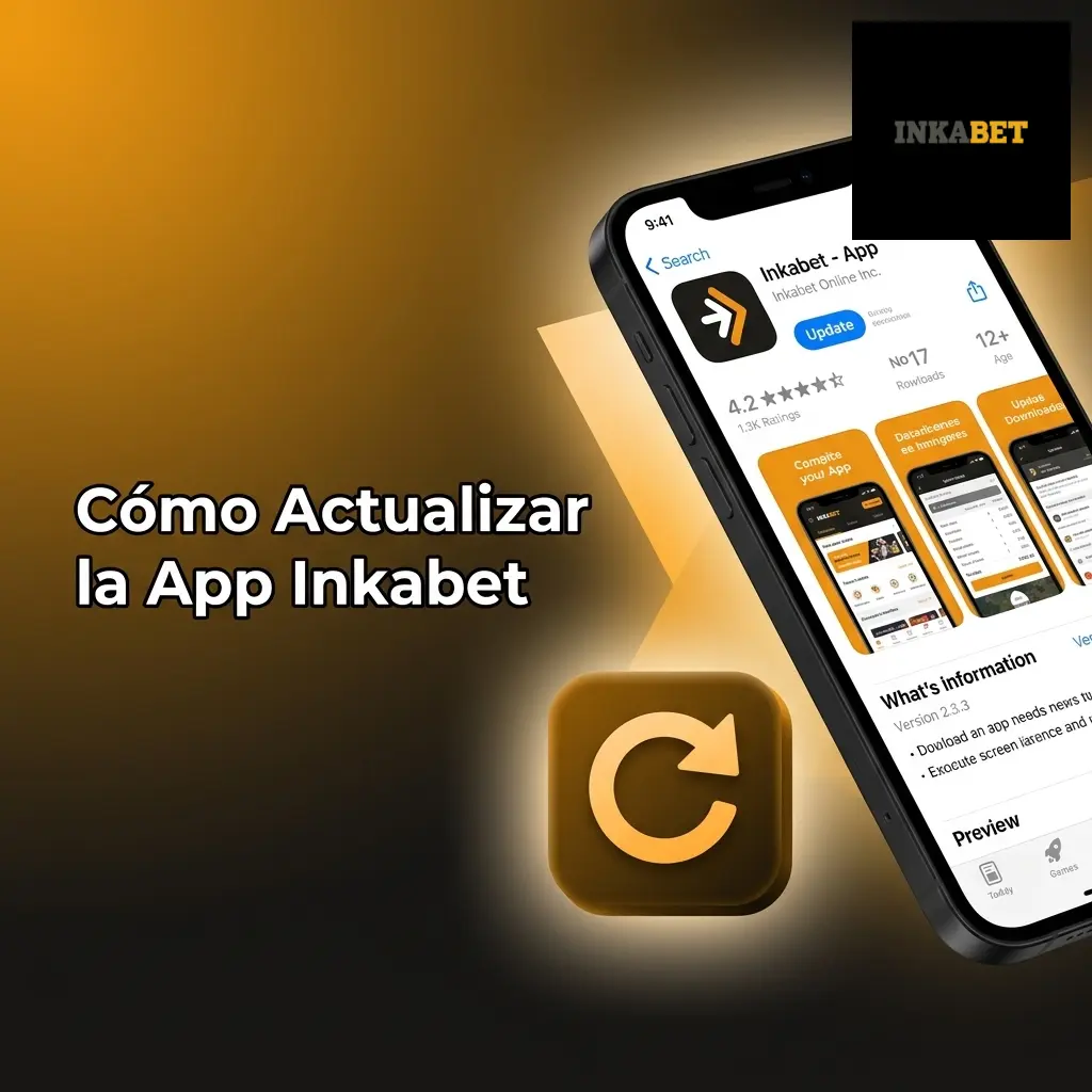Pasos para actualizar la app Inkabet en Android e iOS con instrucciones detalladas para cada sistema operativo