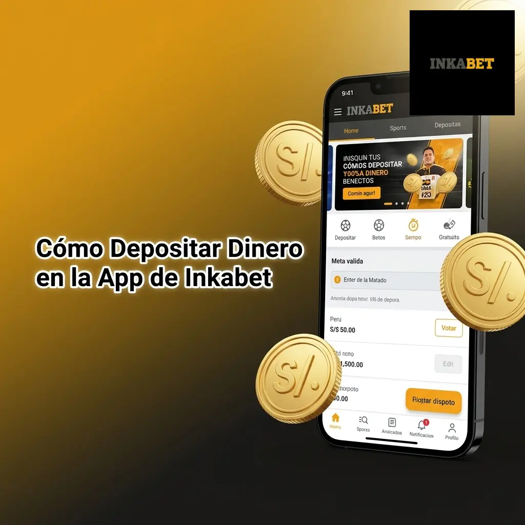 Métodos de depósito disponibles en la app de Inkabet Perú con opciones como Yape, Plin, Visa y BCP en soles