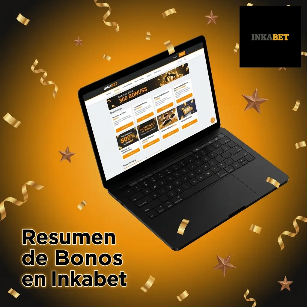 Tabla resumen de bonos Inkabet Perú: bienvenida, recarga, cashback, VIP, torneos y apuestas gratis en soles